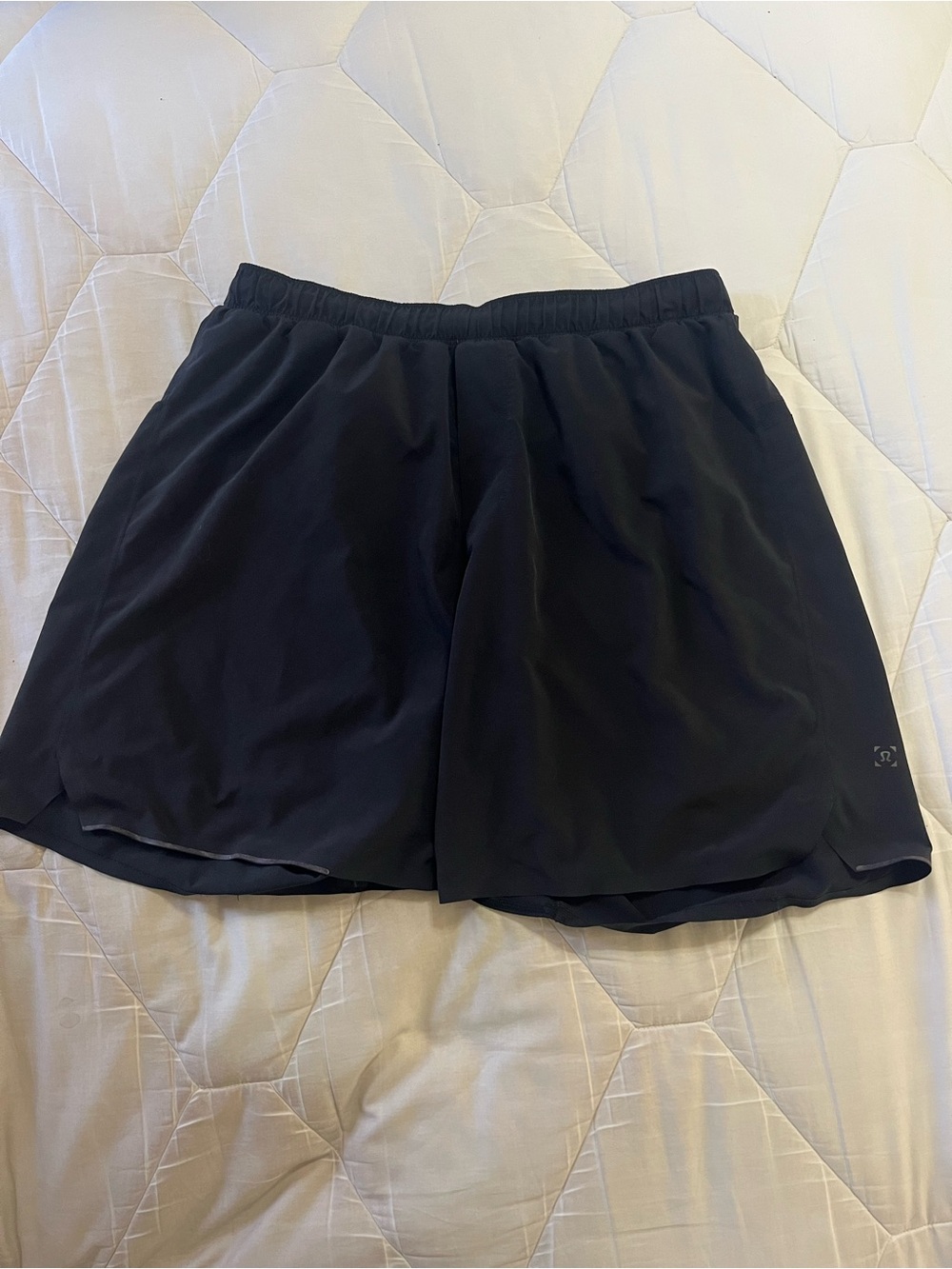 lululemon athletica Men's Black Running Shorts